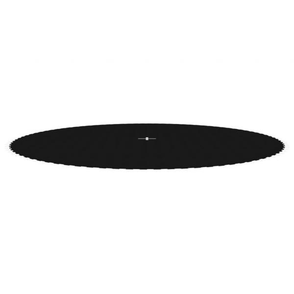 Sprungtuch Schwarz für 4,57 m Runde Trampoline