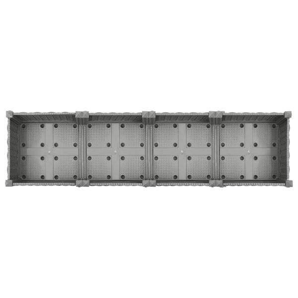 Hochbeet 160x40x71 cm Polypropylen