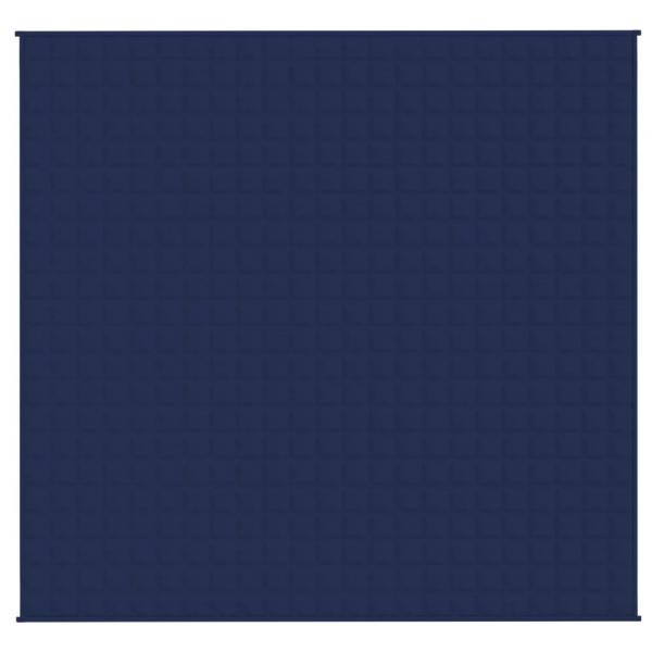 Gewichtsdecke Blau 220x240 cm 11 kg Stoff