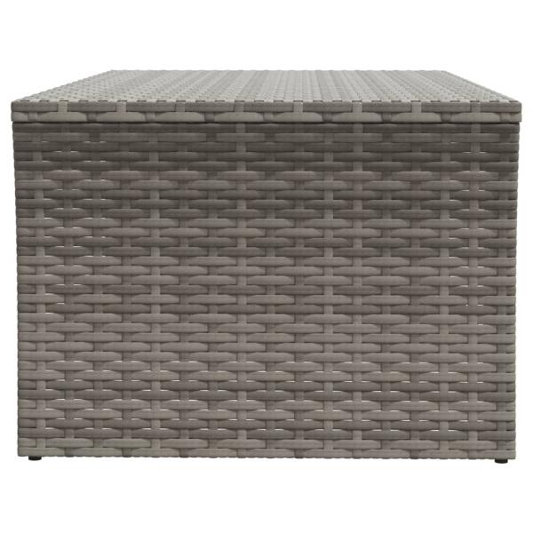 Couchtisch Grau 100x50x40 cm Poly Rattan