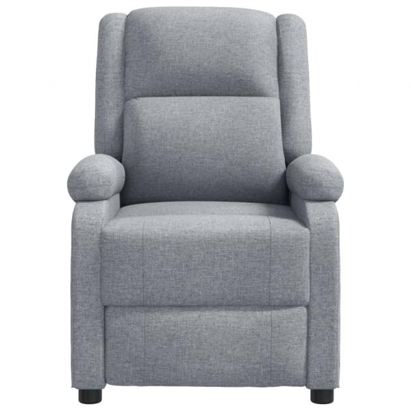 ARDEBO.de - Massagesessel Hellgrau Stoff