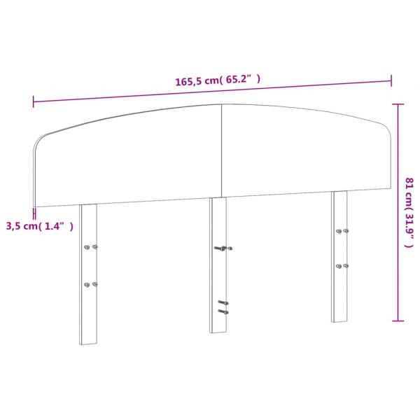 Kopfteil 160 cm Massivholz Kiefer