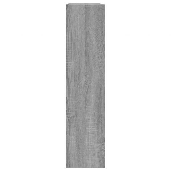Schuhschrank Grau Sonoma 80x21x87,5 cm Holzwerkstoff