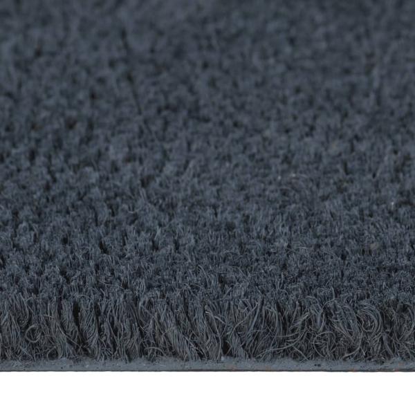 Fußmatte Dunkelgrau 100x300 cm Kokosfaser Getuftet