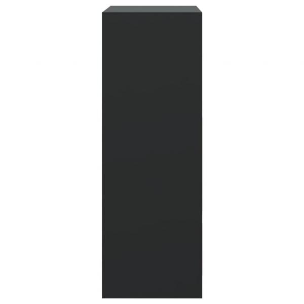 Schuhschrank Schwarz 60x34x96,5 cm Holzwerkstoff