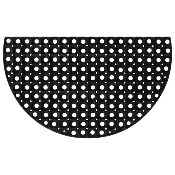 ARDEBO.de - Fußmatte Halbrund 45x75 cm Gummi