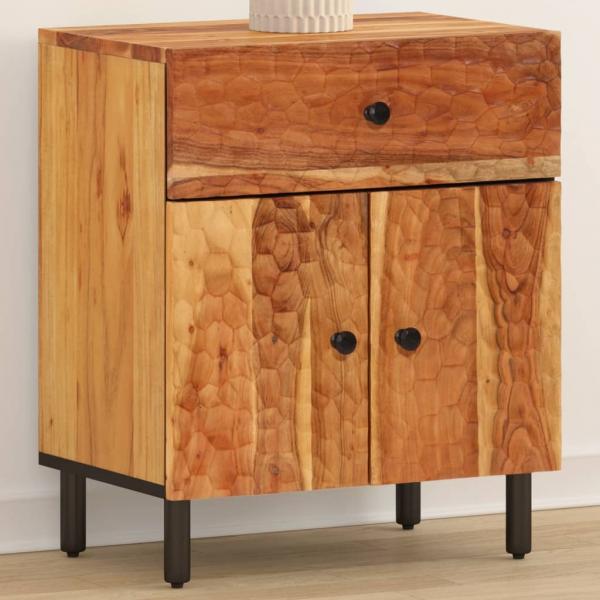 ARDEBO.de - Nachttisch 50x33x60 cm Massivholz Akazie