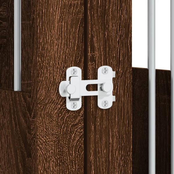 Hundekäfig im Möbelstil Braun Eichen-Optik 55x75x65 cm