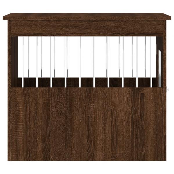Hundekäfig im Möbelstil Braun Eichen-Optik 55x75x65 cm