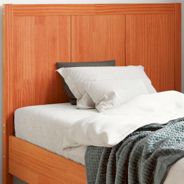 ARDEBO.de - Kopfteil Wachsbraun 100 cm Massivholz Kiefer