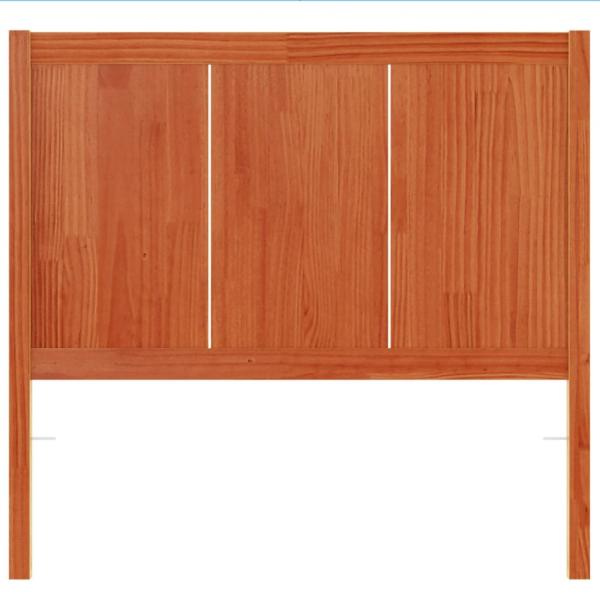 Kopfteil Wachsbraun 100 cm Massivholz Kiefer