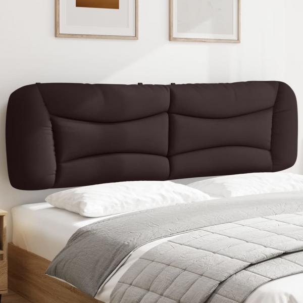 ARDEBO.de - Kopfteil-Kissen Dunkelbraun 180 cm Stoff