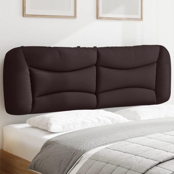 ARDEBO.de - Kopfteil-Kissen Dunkelbraun 160 cm Stoff