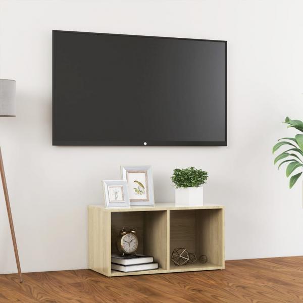 ARDEBO.de - TV-Schrank Sonoma-Eiche 72x35x36,5 cm Holzwerkstoff