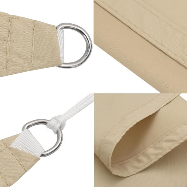 Sonnensegel Oxford-Gewebe Quadratisch 3x3 m Beige