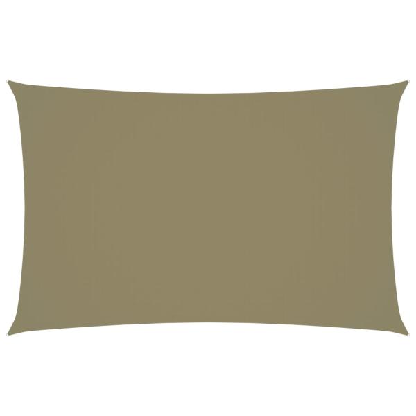 Sonnensegel Oxford-Gewebe Rechteckig 2,5x5 m Beige