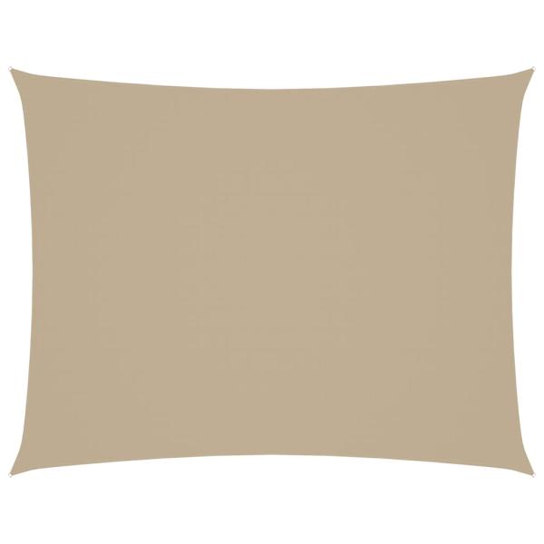 Sonnensegel Oxford-Gewebe Rechteckig 4x5 m Beige