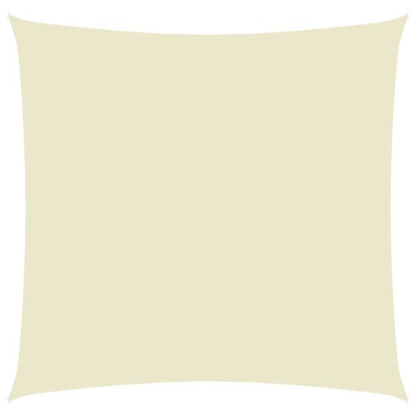 Sonnensegel Oxford-Gewebe Quadratisch 4x4 m Creme