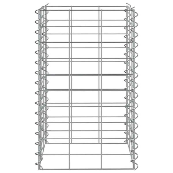 Gabionen-Hochbeete 3 Stk. 30x30x50 cm Eisen