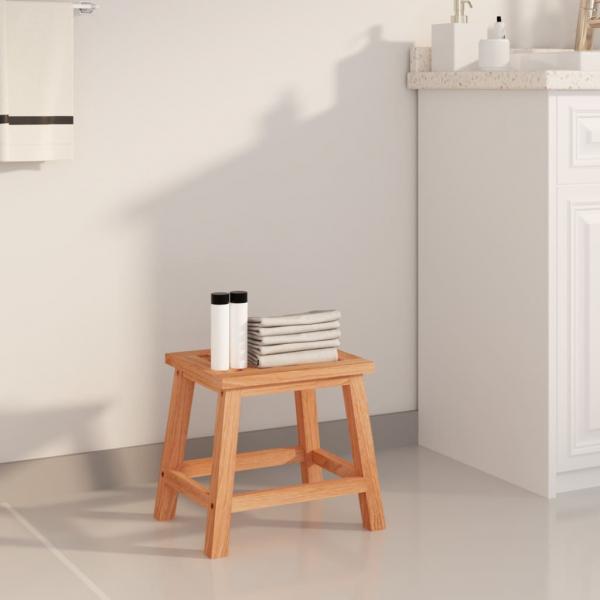 ARDEBO.de - Tritthocker 29x22,5x25,5 cm Massivholz Nussbaum