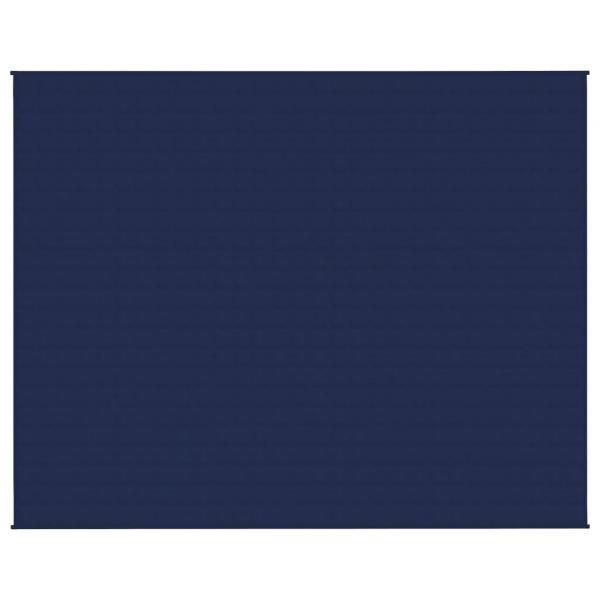 Gewichtsdecke Blau 235x290 cm 15 kg Stoff