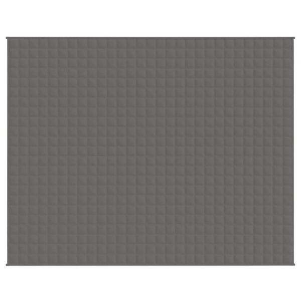 Gewichtsdecke Grau 235x290 cm 15 kg Stoff