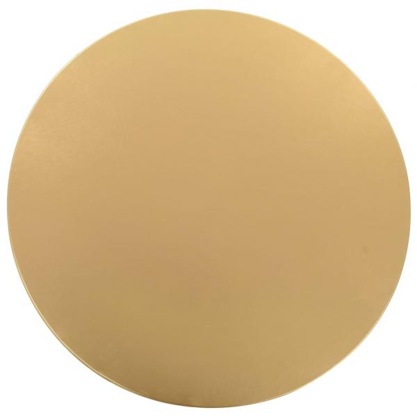 2 Stück Stretch-Tischdecken Golden 70 cm 