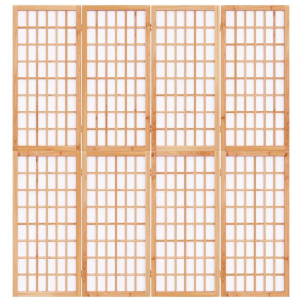 4-tlg. Paravent Japanischer Stil Faltbar 160x170 cm