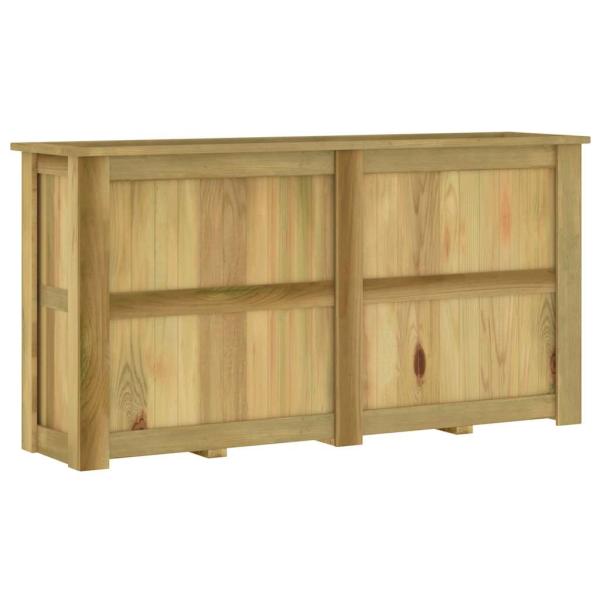 Hochbeet 196 x 50 x 100 cm Kiefernholz Imprägniert 