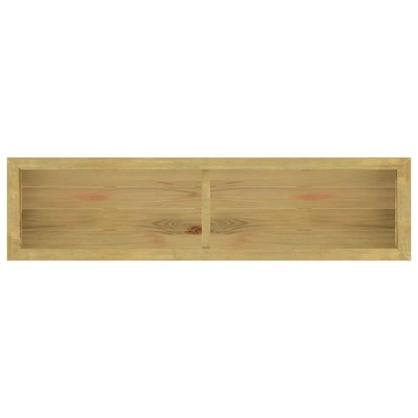 Hochbeet 196 x 50 x 100 cm Kiefernholz Imprägniert 
