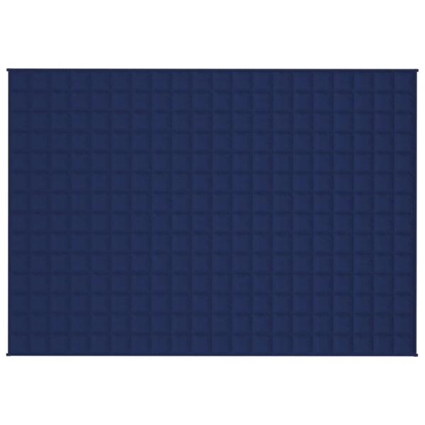 Gewichtsdecke Blau 140x200 cm 10 kg Stoff