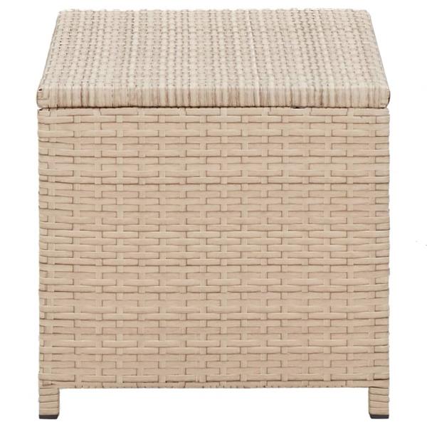 Couchtisch Beige 70x40x38 cm Poly Rattan