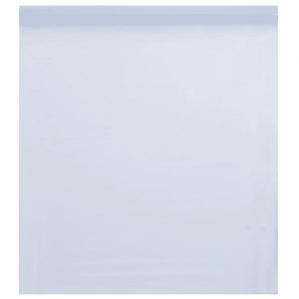 ARDEBO.de - Fensterfolie Statisch Matt Transparent Weiß 90x1000 cm PVC