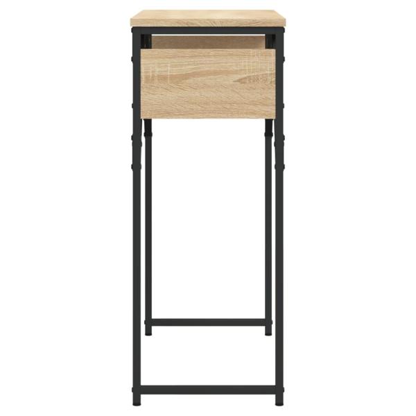 Konsolentisch mit Ablage Sonoma-Eiche 75x30x75cm Holzwerkstoff