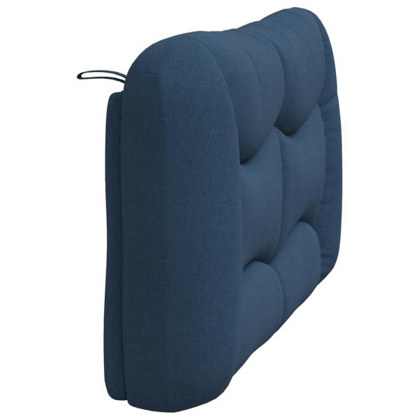 Kopfteil-Kissen Blau 140 cm Stoff