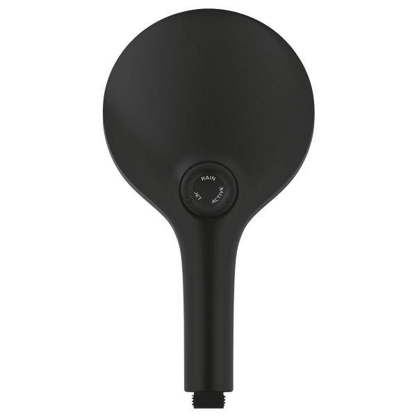 GROHE Rainshower Smartactive 130 Handbrause, 3 Strahlarten, phantom black (22127KF0)