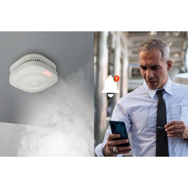 Wi-Fi Smarter Rauchmelder (Menge: 2 je Bestelleinheit)