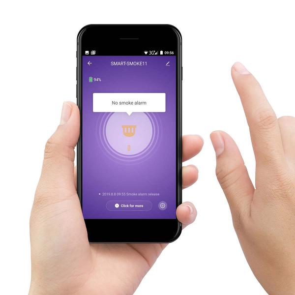 Wi-Fi Smarter Rauchmelder (Menge: 2 je Bestelleinheit)