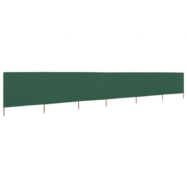 6-teiliges Windschutzgewebe 800 x 160 cm Grün