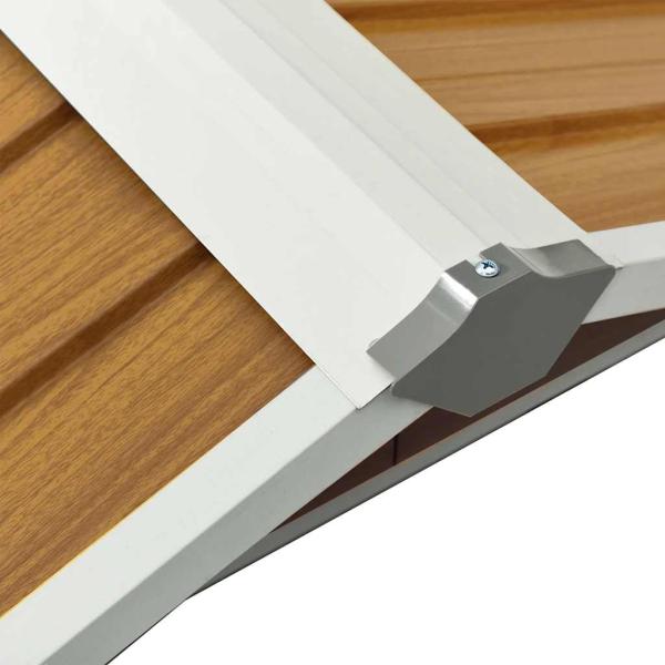 Rasenmäher Garage 92x97x63 cm Verzinkter Stahl Braun