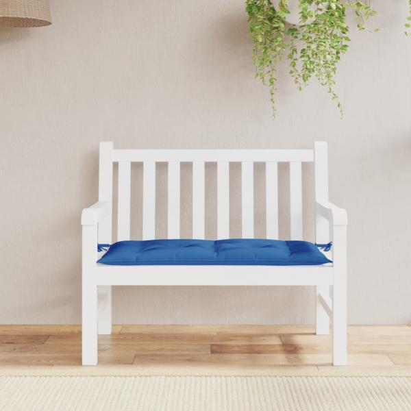 ARDEBO.de - Gartenbank-Auflage Blau 110x50x7 cm Oxford-Gewebe