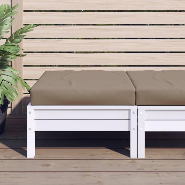 ARDEBO.de - Palettenkissen Taupe 60x60x8 cm Oxford-Gewebe