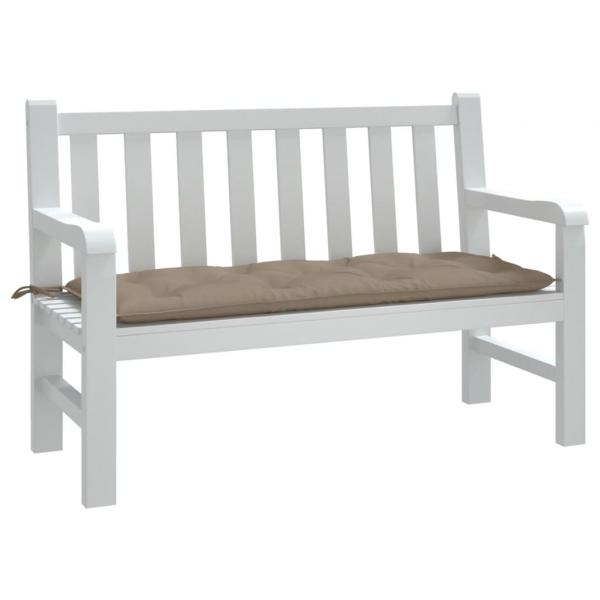 ARDEBO.de - Gartenbank-Auflage Taupe 120x50x7 cm Oxford-Gewebe