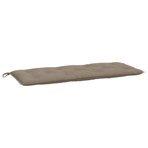 Gartenbank-Auflage Taupe 120x50x7 cm Oxford-Gewebe