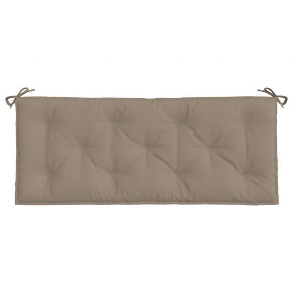 Gartenbank-Auflage Taupe 120x50x7 cm Oxford-Gewebe