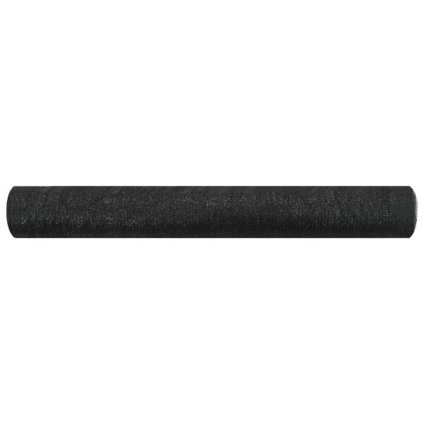 Zaunblende Schwarz 2x10 m HDPE 75 g/m² 