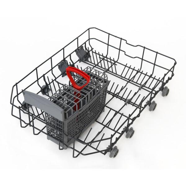 Sharp QW-HS12S47EW-DE Teilintegrierter Geschirrspüler, 45 cm breit, 10 Maßgedecke, Startvorwahl, Express 50", AquaStop, weiß