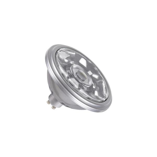 ARDEBO.de SLV QPAR111 GU10 LED Leuchtmittel, 12,5W, 2700K, CRI90, 10°, silber (1005275)