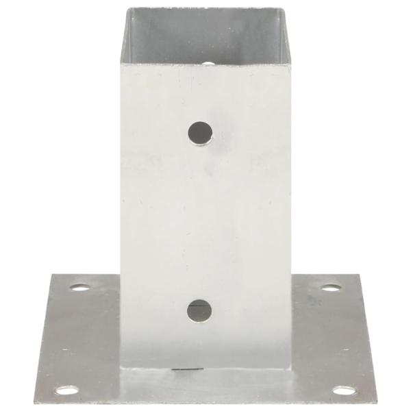 Pfostenanker 4 Stk. Verzinktes Metall 71 mm