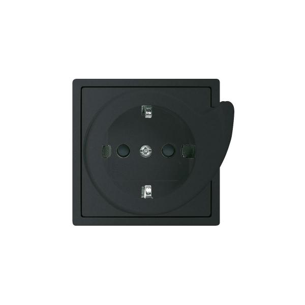 ARDEBO.de Busch-Jaeger 20 EUCBDR-885 Busch-Servicesteckdose, future linear, Safety+, schwarz matt (2CKA002013A5421)